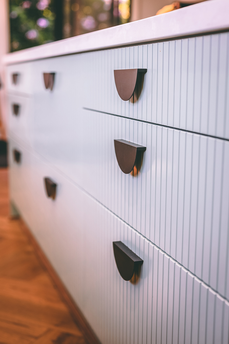 Kitchen Joinery drawers. Mount Eliza renovation project.